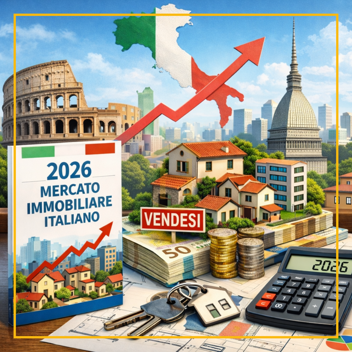 Immagine per l'articolo 'Mercato Immobiliare Italiano nel 2026: Opportunità per Investire tra Casa e Turismo'
